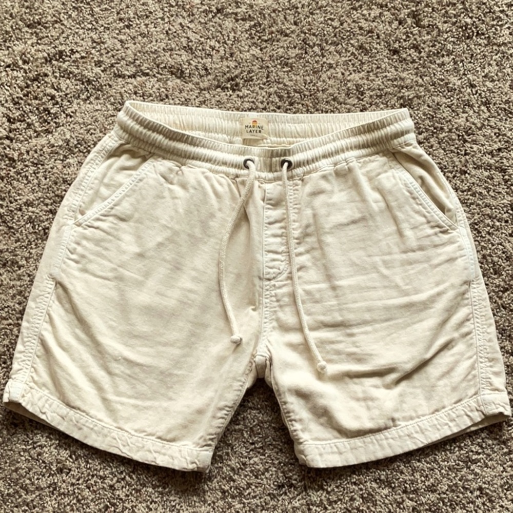 Marine Layer, Light Tan, Small, Men’s Shorts